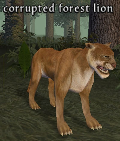 Picture of Corrupted Forest Lion