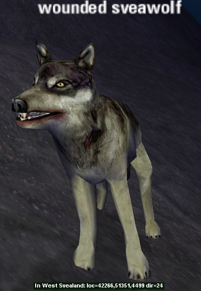 Picture of Wounded Sveawolf