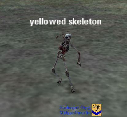 Picture of Yellowed Skeleton