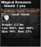 Picture for Brilliant Worn Asterite Round Shield