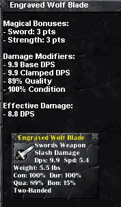 Picture for Engraved Wolf Blade