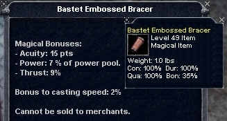 Picture for Bastet Embossed Bracer