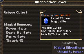 Picture for Bladeblocker Jewel (Alb) (u)