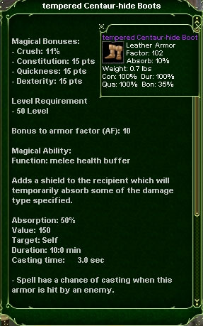 Picture for Tempered Centaur-Hide Boots (Hib)