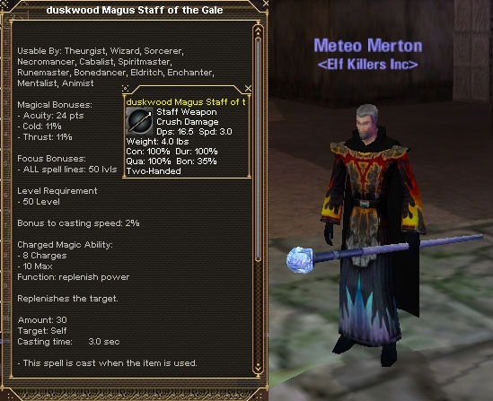Picture for Duskwood Magus Staff of the Gale (Alb)