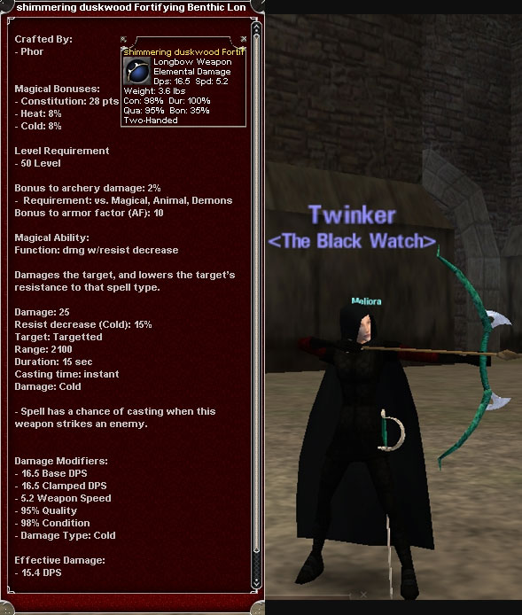 Picture for Duskwood Fortifying Benthic Long Bow