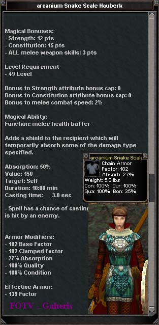 Picture for Arcanium Snake Scale Hauberk (Mid)