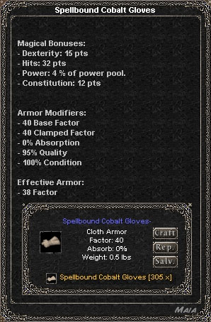 Picture for Spellbound Cobalt Gloves (Mid) (cloth)