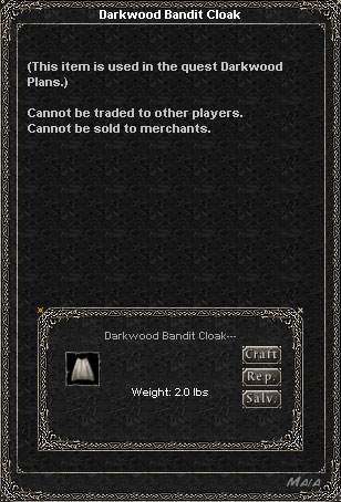 Picture for Darkwood Bandit Cloak