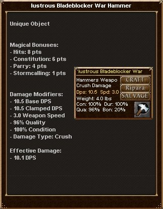 Picture for Lustrous Bladeblocker War Hammer (Mid) (u)