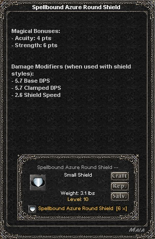 Picture for Spellbound Azure Round Shield (Mid)