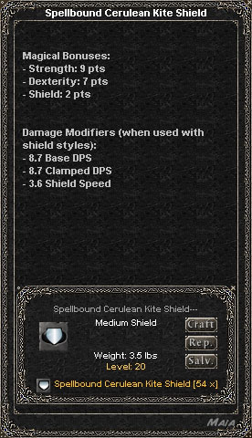 Picture for Spellbound Cerulean Kite Shield (Mid)