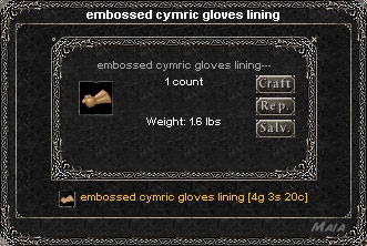 Picture for Embossed Cymric Gloves Lining