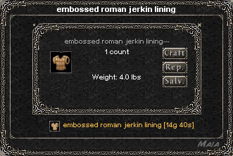 Picture for Embossed Roman Jerkin Lining