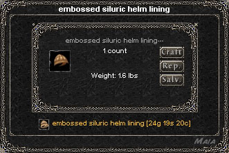 Picture for Embossed Siluric Helm Lining