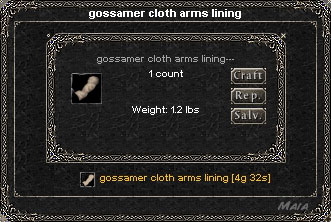 Picture for Gossamer Cloth Arms Lining