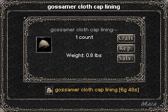 Picture for Gossamer Cloth Cap Lining