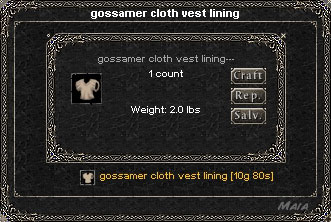 Picture for Gossamer Cloth Vest Lining