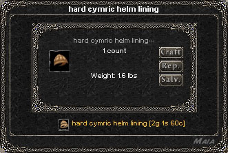 Picture for Hard Cymric Helm Lining