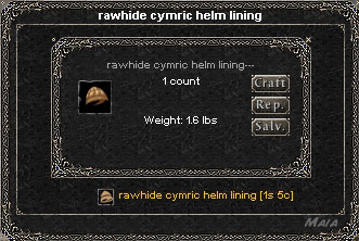 Picture for Rawhide Cymric Helm Lining