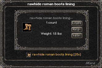 Picture for Rawhide Roman Boots Lining