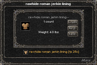 Picture for Rawhide Roman Jerkin Lining