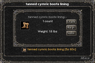 Picture for Tanned Cymric Boots Lining