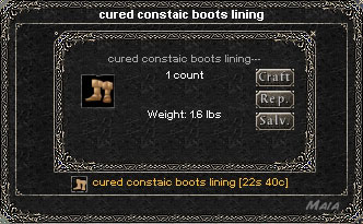 Picture for Cured Constaic Boots Lining
