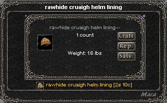Picture for Rawhide Cruaigh Helm Lining