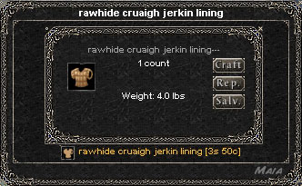 Picture for Rawhide Cruaigh Jerkin Lining