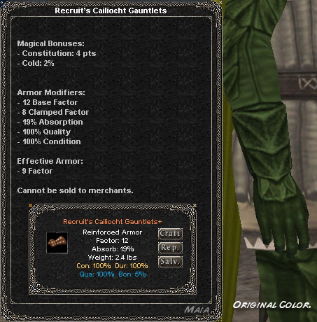 Picture for Recruit's Cailiocht Gauntlets (old) (nld)