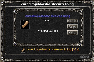 Picture for Cured Mjuklaedar Sleeves Lining