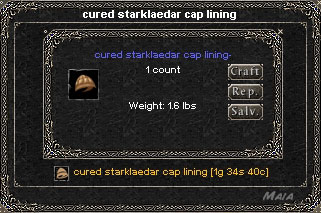 Picture for Cured Starklaedar Cap Lining