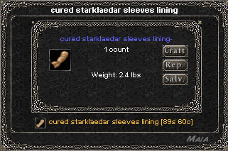 Picture for Cured Starklaedar Sleeves Lining