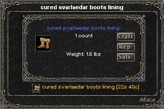 Picture for Cured Svarlaedar Boots Lining