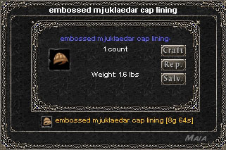 Picture for Embossed Mjuklaedar Cap Lining