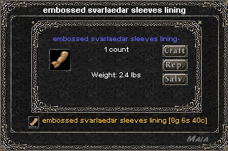 Picture for Embossed Svarlaedar Sleeves Lining