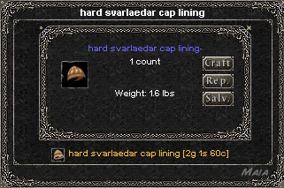 Picture for Hard Svarlaedar Cap Lining