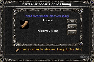 Picture for Hard Svarlaedar Sleeves Lining
