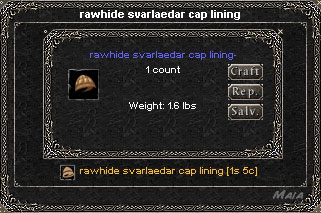 Picture for Rawhide Svarlaedar Cap Lining