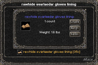 Picture for Rawhide Svarlaedar Gloves Lining