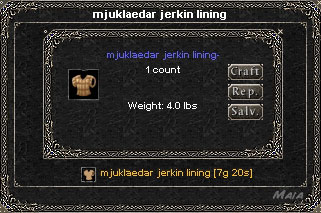 Picture for Rigid Mjuklaedar Jerkin Lining