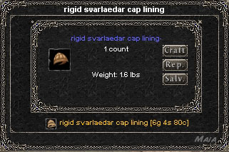 Picture for Rigid Svarlaedar Cap Lining