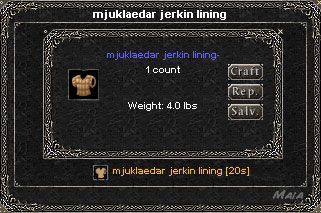 Picture for Tanned Mjuklaedar Jerkin Lining