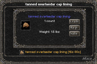 Picture for Tanned Svarlaedar Cap Lining