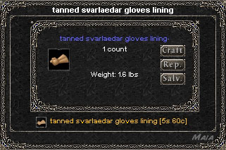 Picture for Tanned Svarlaedar Gloves Lining