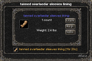 Picture for Tanned Svarlaedar Sleeves Lining