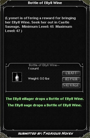 Picture for Bottle of Ellyll Wine
