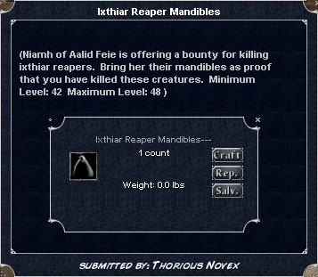 Picture for Ixthiar Reaper Mandible