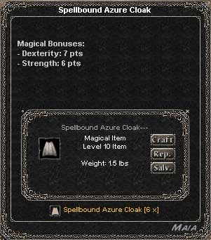 Picture for Spellbound Azure Cloak (Mid)